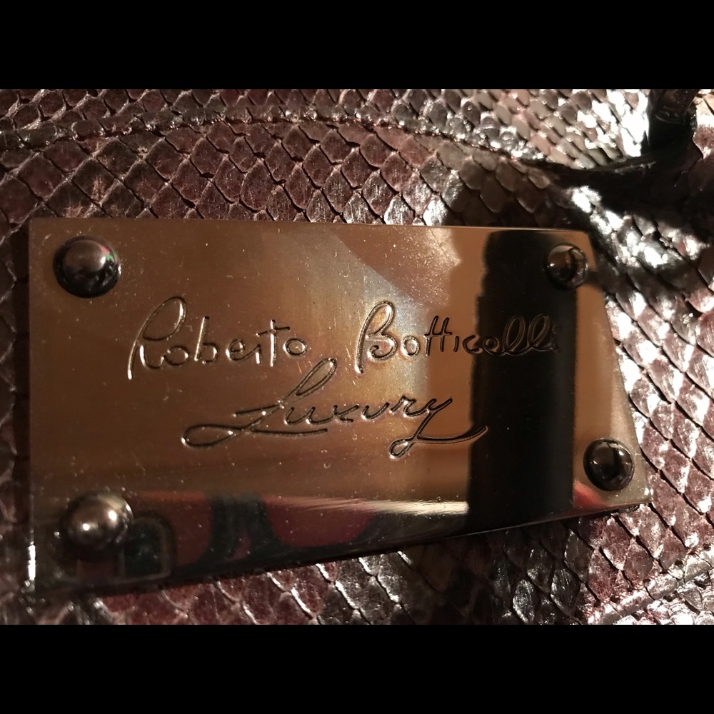 Roberto Bottticelli Python Large Bag Satchel - image 2